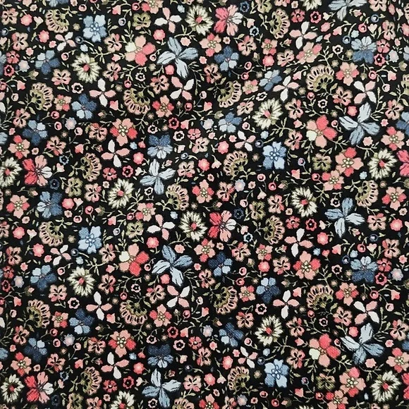 Floral Black Skirt - Picture 2 of 4